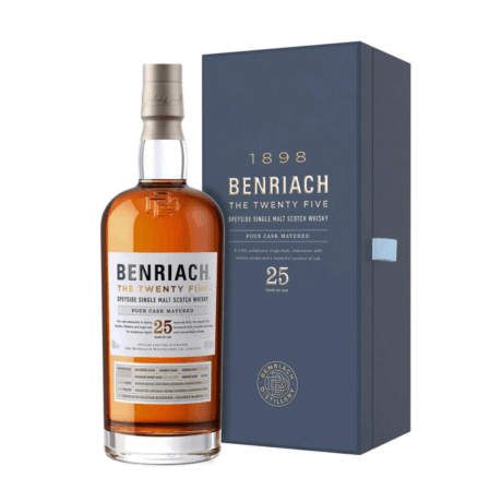 Benriach 25 Year Old Single Malt Peated Scotch Whisky 700ml