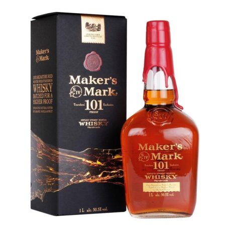 Maker's Mark 101 Proof Kentucky Straight Bourbon Wheated Whiskey 1L